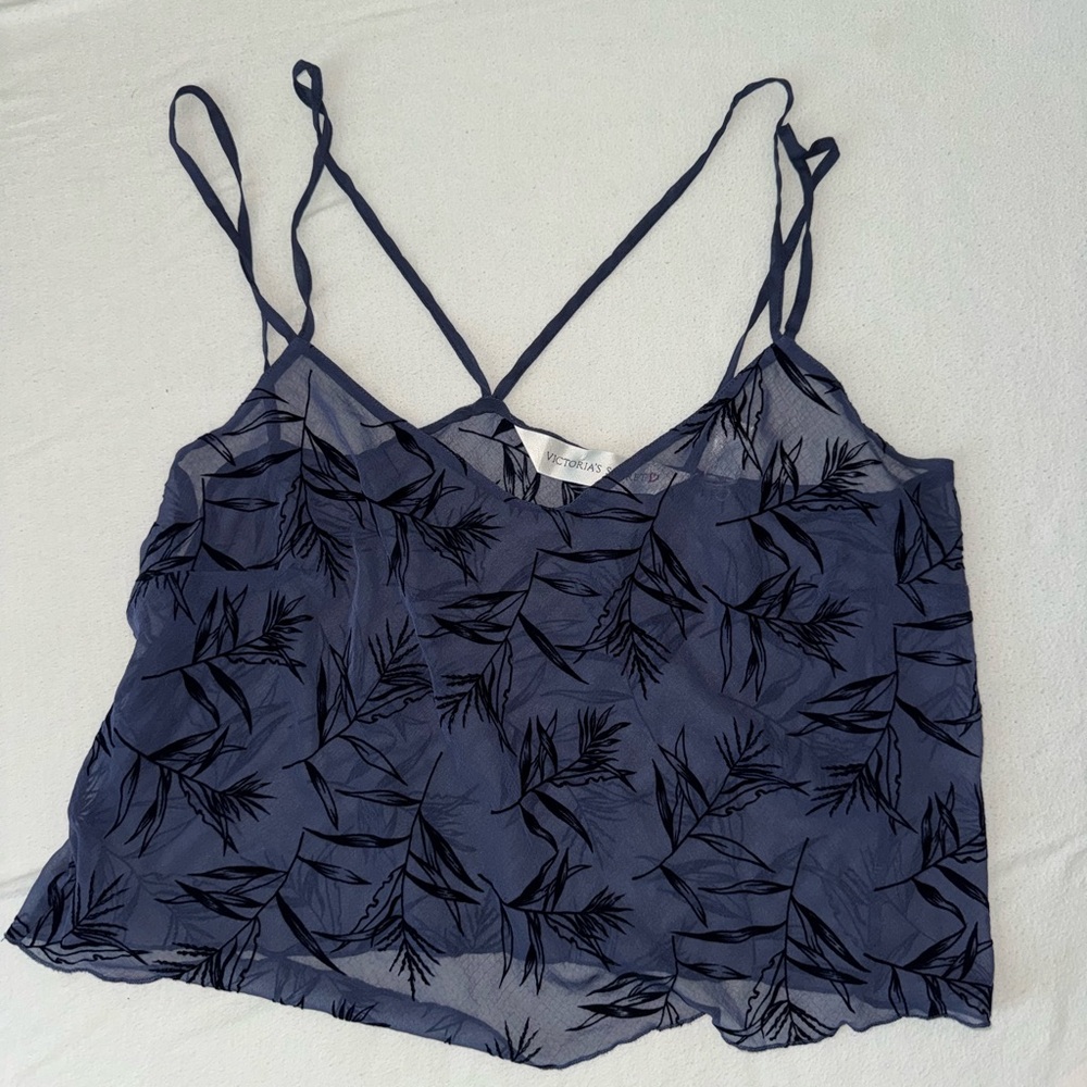Victoria's Secret Sheet Crop Top